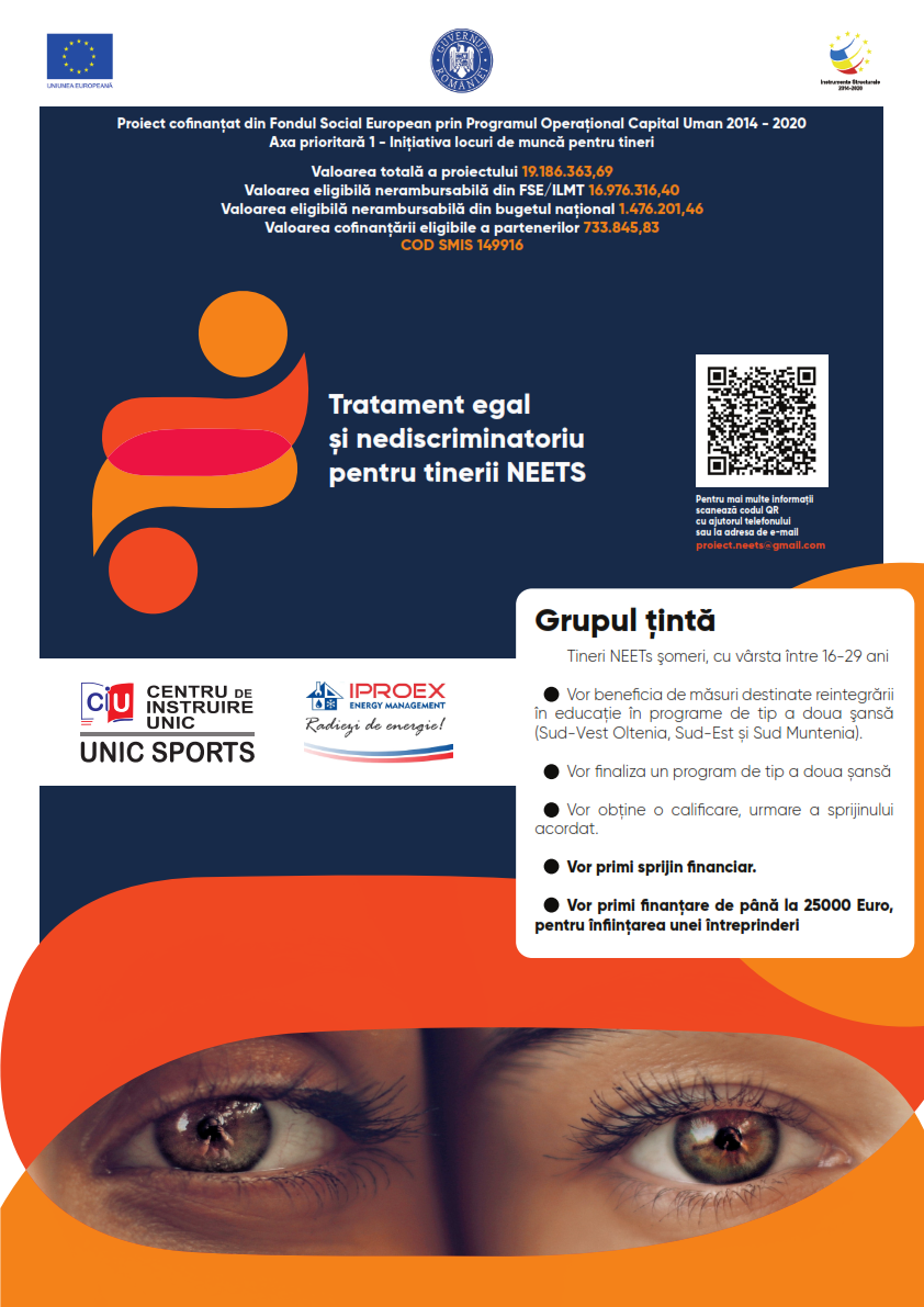 Tratament egal si nedicrimintaoriu pentru tinerii NEETS